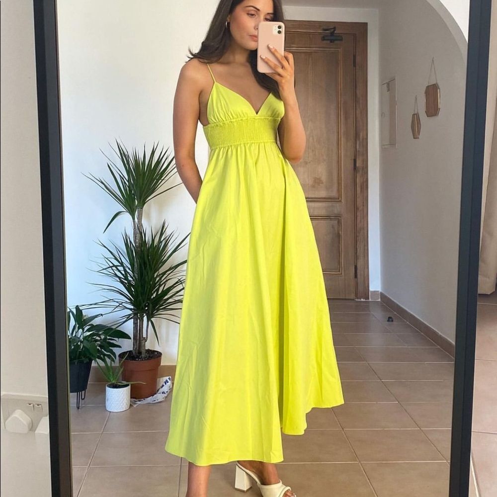 ZARA POPLIN DRESS - Picture 4 of 12